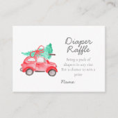 Eerste babydouchekaart informatiekaartje (Voorkant)