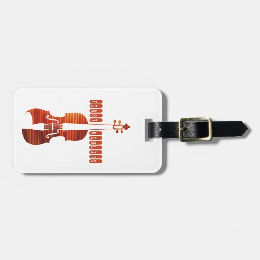 Eerste Bagagelabel Violins (Voorkant horizontaal)