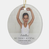 Eerste balletuitvoering foto keramisch ornament (Links)