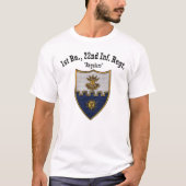 Eerste bataljon, 22e infanterie t-shirt (Voorkant)