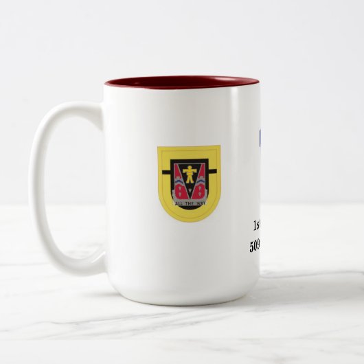 Eerste bataljon (Abn) 509e Mok infanterie (Links)