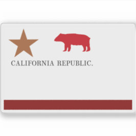 Eerste Beer van Californië (1846) Sticker