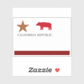 Eerste Beer van Californië (1846) Sticker (Vel)