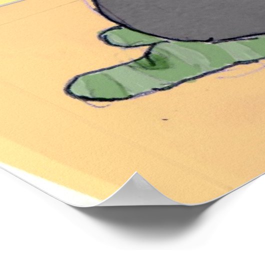 Eerste beroemdheden en staarten poster (Hoek)