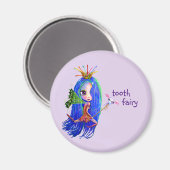 Eerste bezoek van de tewaterstaat Tooth Fairy Crow Magneet (Voorkant / Achterkant)