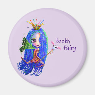 Eerste bezoek van de tewaterstaat Tooth Fairy Crow Magneet