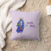 Eerste bezoek van de Tooth Fairy Cute Big Eye Doll Kussen (Deken)