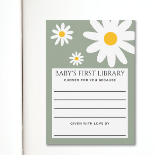 Eerste Bibliotheekkaart voor de Baby Kaart