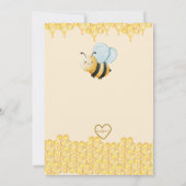 Eerste Bij-dag, hommel 1e verjaardag Kaart (Achterkant)