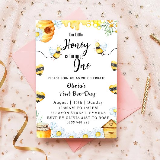 Eerste Bij-dag Ons Kleine Honing is EEN Bij Kaart