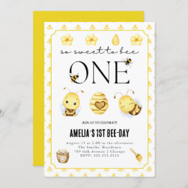 Eerste bijendag, Bijen1e Verjaardag Uitnodiging