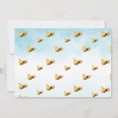 Eerste Bijendag honing bij Verjaardag Uitnodiging (Achterkant)