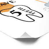 Eerste bijendag mijlpalen Glossy Poster (Hoek)