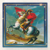 Eerste bijgewerkte versie van Napoleon Crossing... Glazen Onderzetter (Voorkant)