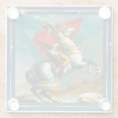 Eerste bijgewerkte versie van Napoleon Crossing... Glazen Onderzetter (Achterkant)