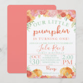 EERSTE BIRTHDAY INVITE KAART (Voorkant / Achterkant)