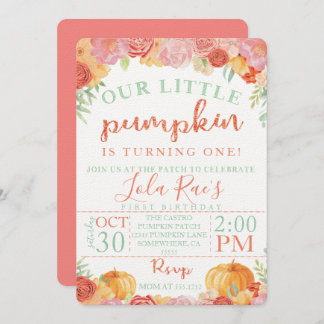 EERSTE BIRTHDAY INVITE KAART