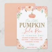 EERSTE BIRTHDAY INVITE KAART (Voorkant / Achterkant)