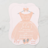 EERSTE BIRTHDAY INVITE KAART (Voorkant / Achterkant)