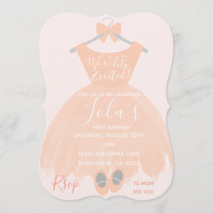 EERSTE BIRTHDAY INVITE KAART