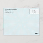 Eerste Birthday jongen, ik ben 1, Big Blue Number Briefkaart (Achterkant)