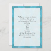 Eerste Birthday jongen, ik ben 1, Big Blue Number Kaart (Achterkant)