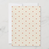 Eerste Birthday Little Love Bug Baby Uitnodiging (Achterkant)