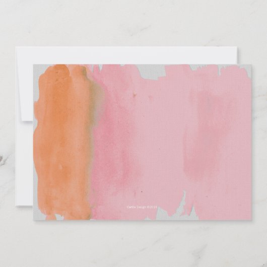 Eerste 'Birthday Party Tropic Oerwoud Invitation G Kaart (Achterkant)