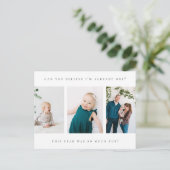 Eerste Birthday Photo Briefkaart (Staand voorkant)