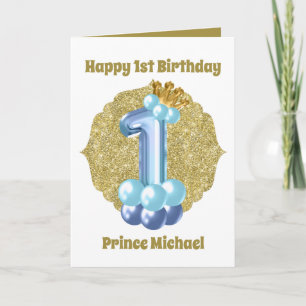 Eerste Birthday Prince voegt naamgevoelens toe Kaart