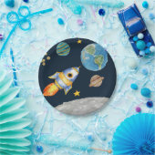 EERSTE BIRTHDAY, RUIMTE BIRTHDAY, BLAST OFF GIFT L PAPIEREN BORDJE (Feest)