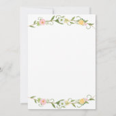 Eerste Birthday Uitnodigingen- Princess Theme Kaart (Achterkant)