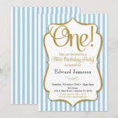 Eerste Blauwe Goud Kaart (Voorkant / Achterkant)