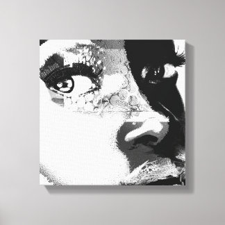 Eerste blik op het vertrouwde canvas afdruk