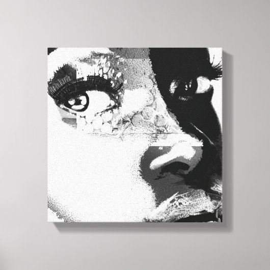 Eerste blik op het vertrouwde canvas afdruk (Voorkant)