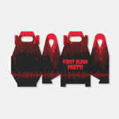 Eerste Bloedpartij Rode Dripping Period Naam Bedankdoosjes (Uitgevouwen)