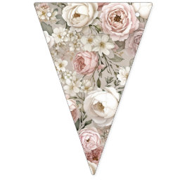 Eerste Bloei Baby Shower Vlag Banner