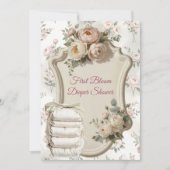 Eerste Bloei Luiershower Uitnodiging (Voorkant)