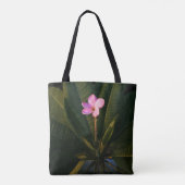 Eerste Bloei, Plumeria Tote Bag (Achterkant)