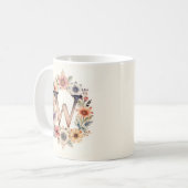 Eerste bloem boho bloemenmok koffiemok (Voorkant links)
