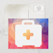 Eerste blokkering briefkaart (Voorkant / Achterkant)