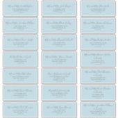 Eerste Bloom Coordinate Guest Adresetiketten Sticker (Voorkant)