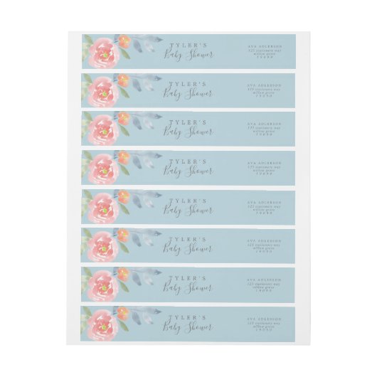 Eerste Bloom Floral Baby shower (Vel)