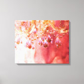 Eerste Blush gouden roze kroonluchter canvas (Voorkant)