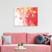 Eerste Blush  gouden roze kroonluchter canvas Afdruk (Insitu (Woonkamer))