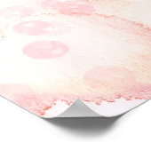 Eerste Blush gouden roze kroonprinten Poster (Hoek)