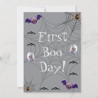 Eerste Boo Day - Spooky 1e verjaardag Uitnodiging