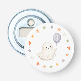 Eerste Boo Geest | Halloween Eerste Verjaardag Button Flesopener