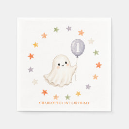 Eerste Boo Geest | Halloween Eerste Verjaardag Servet