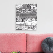 Eerste Bord van de wolenindustrie Canvas Afdruk (Insitu (Woonkamer))